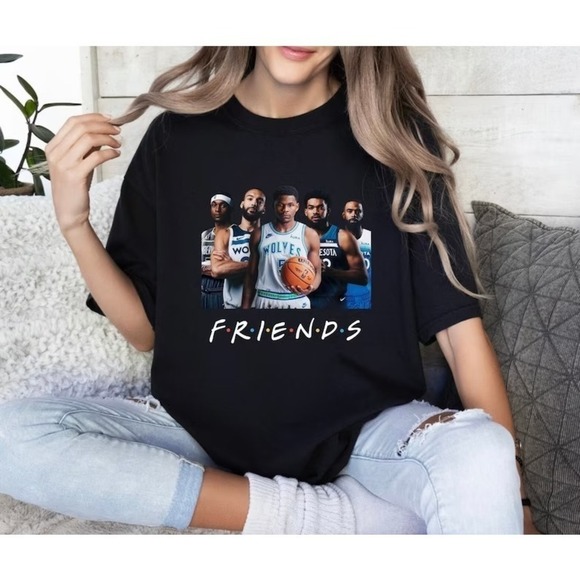 Other - Timberwolves Friends Tshirt Twolves Basketball Unisex Heavy Cotton Tee